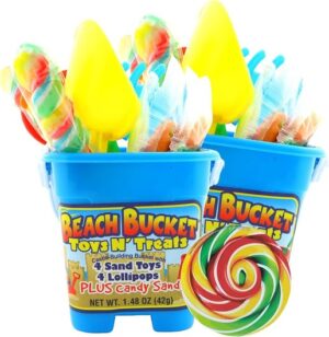 Beach Bucket Toys N' Treats Candy 1.48oz 12ct